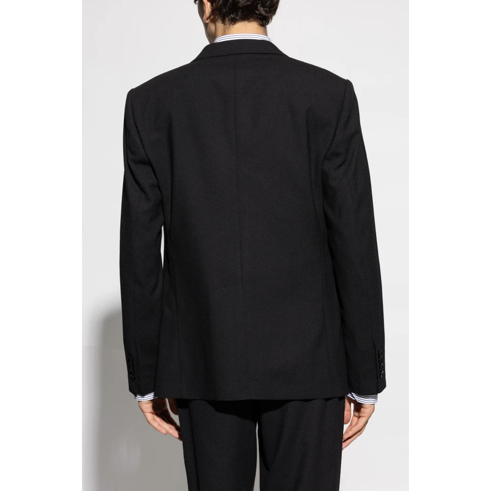 Dolce & Gabbana Wollen jas Black Heren