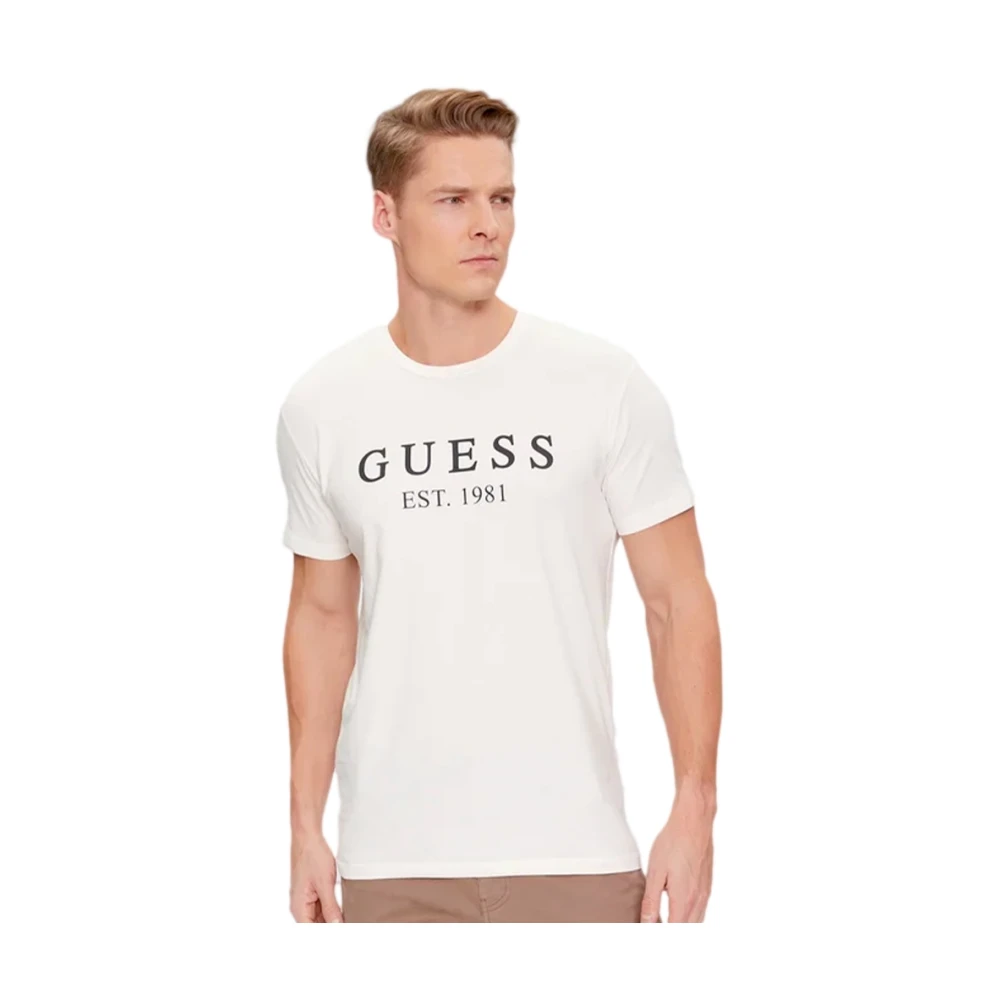 Guess - Tops > T-Shirts - White - Guess - Modalova