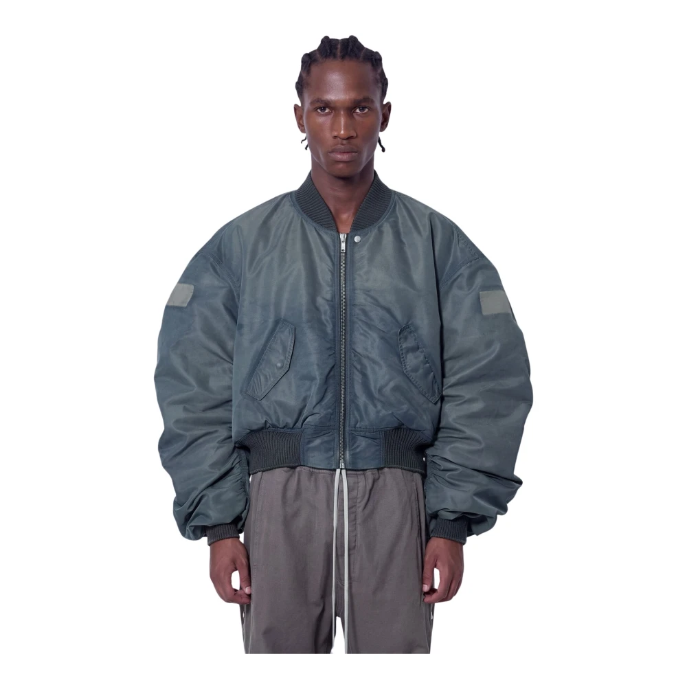Rick Owens Gray Nylon Bomber - IT50 | L - Image 6