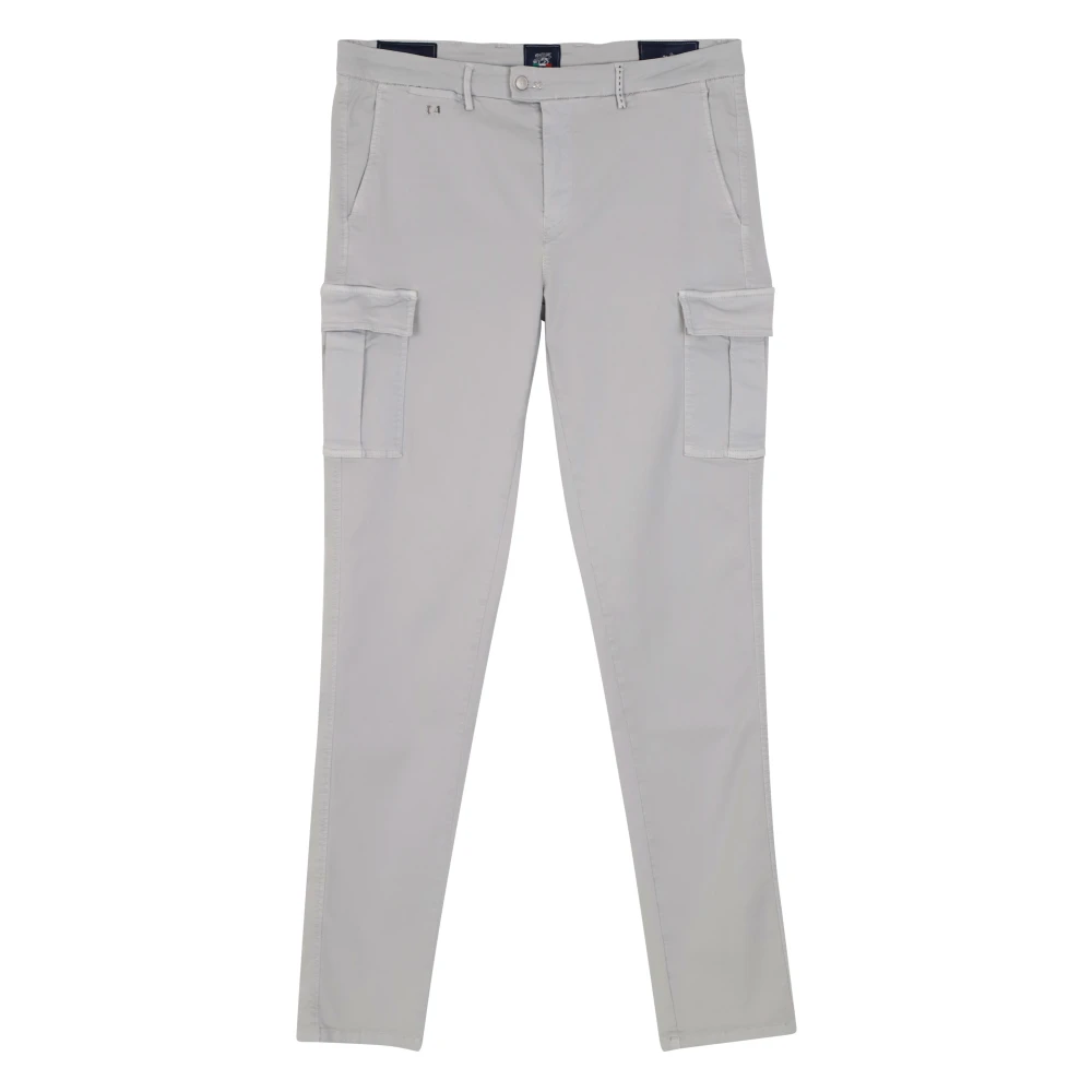 Tramarossa Zip Slim-Fit Jeans Gray Heren