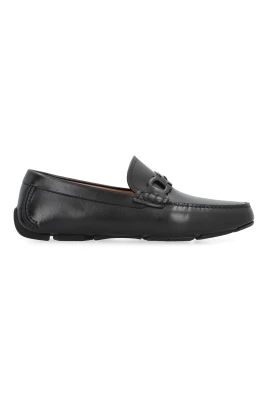 Läder Loafers Rund Tå Kalv