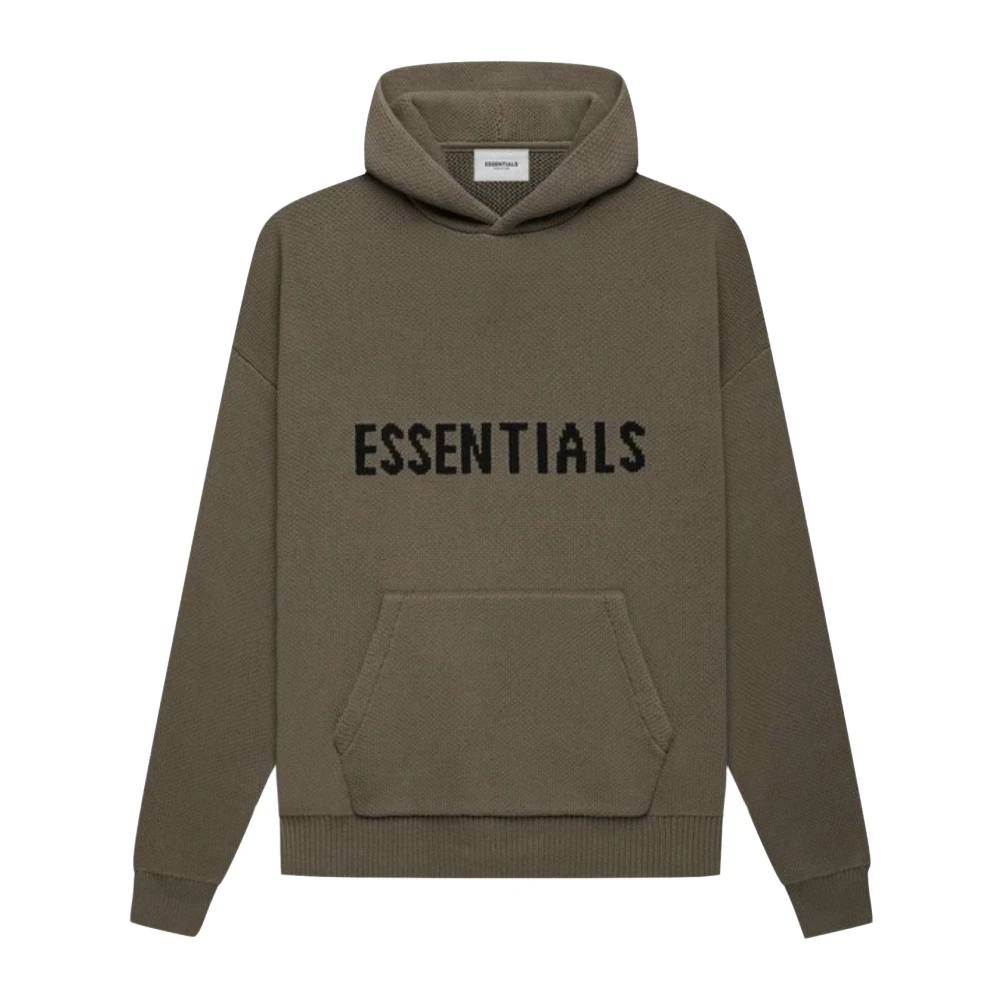 Fear Of God Beperkte oplage Gebreide Pullover Hoodie Harvest Brown Heren