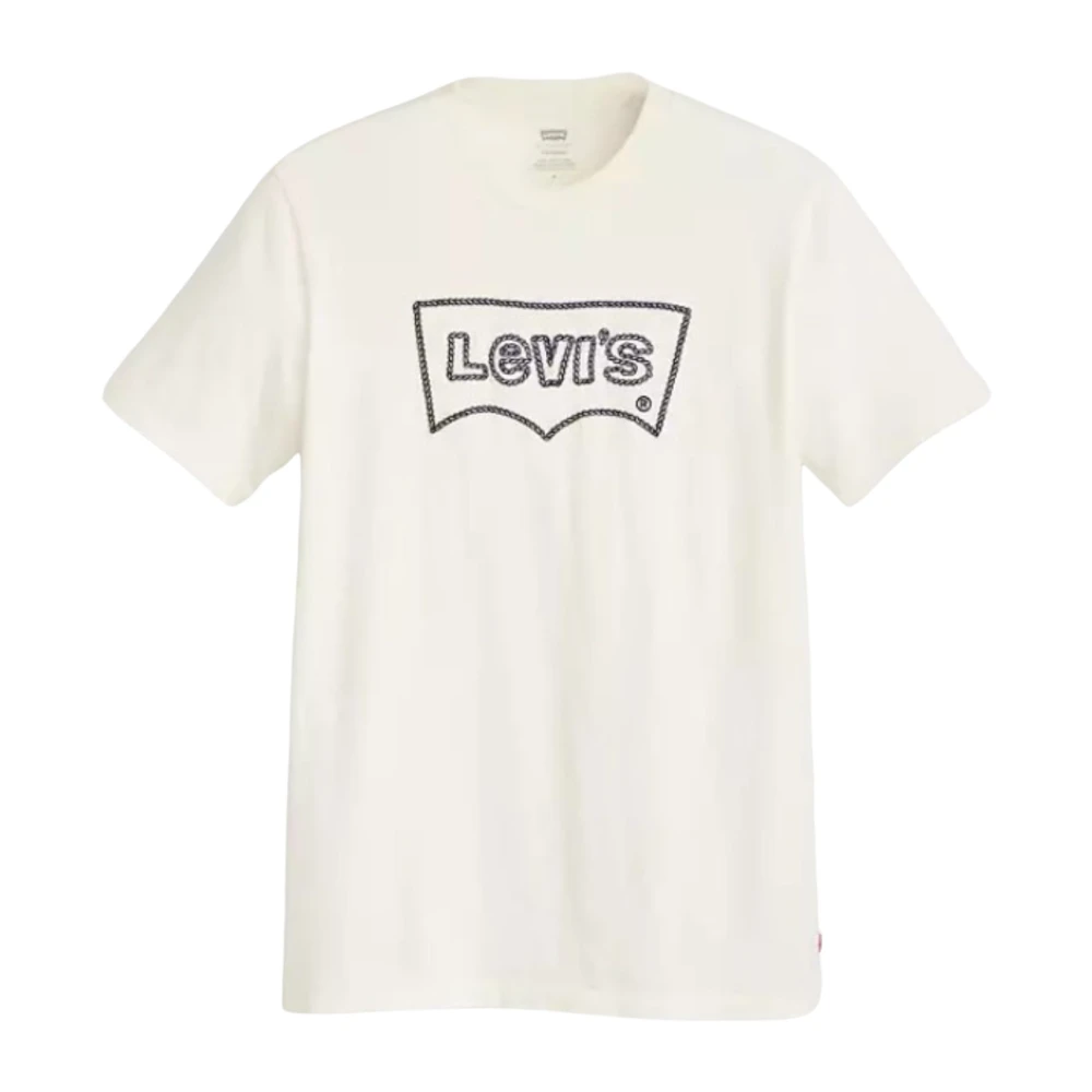 Levi's T-Shirt Uomo Graphic Crewneck TEE Rope White Heren