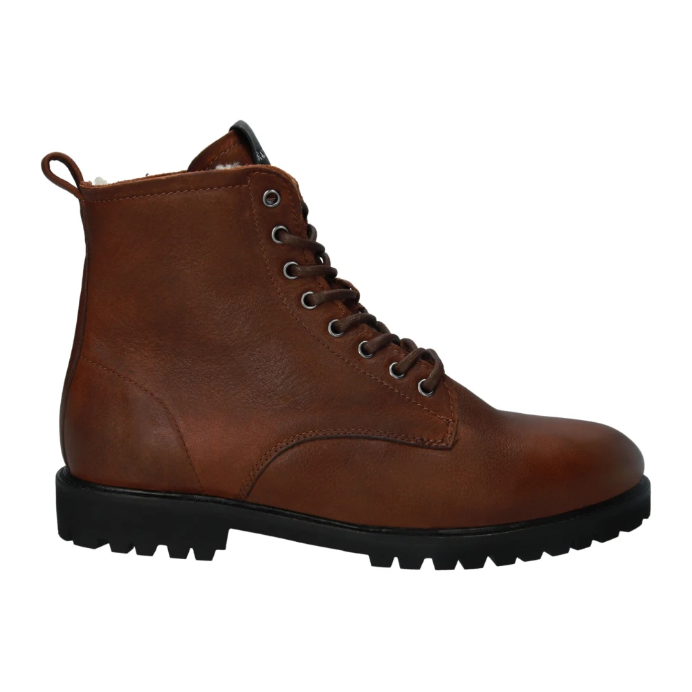 Blackstone Herren Braun Schuhe Lace Up Boots - Fur - Bild 3