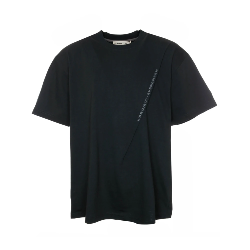 Y Project Evergreen Pinched T-Shirt Black Heren