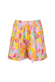 Fracomina Floral Patterned Regular Shorts - FR23SV6013W400R8