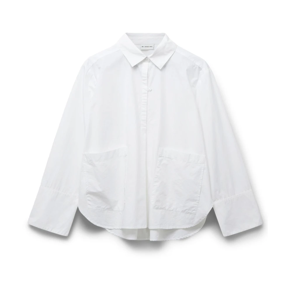 Blanche Elegante Tuniek Blouse White Dames
