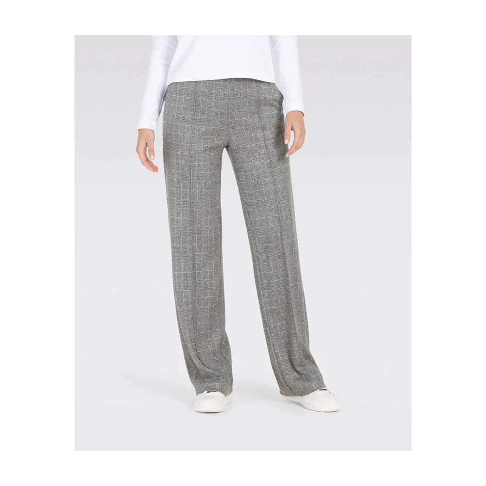 MAC Premium Jersey Check Chiara Stijl Gray Dames