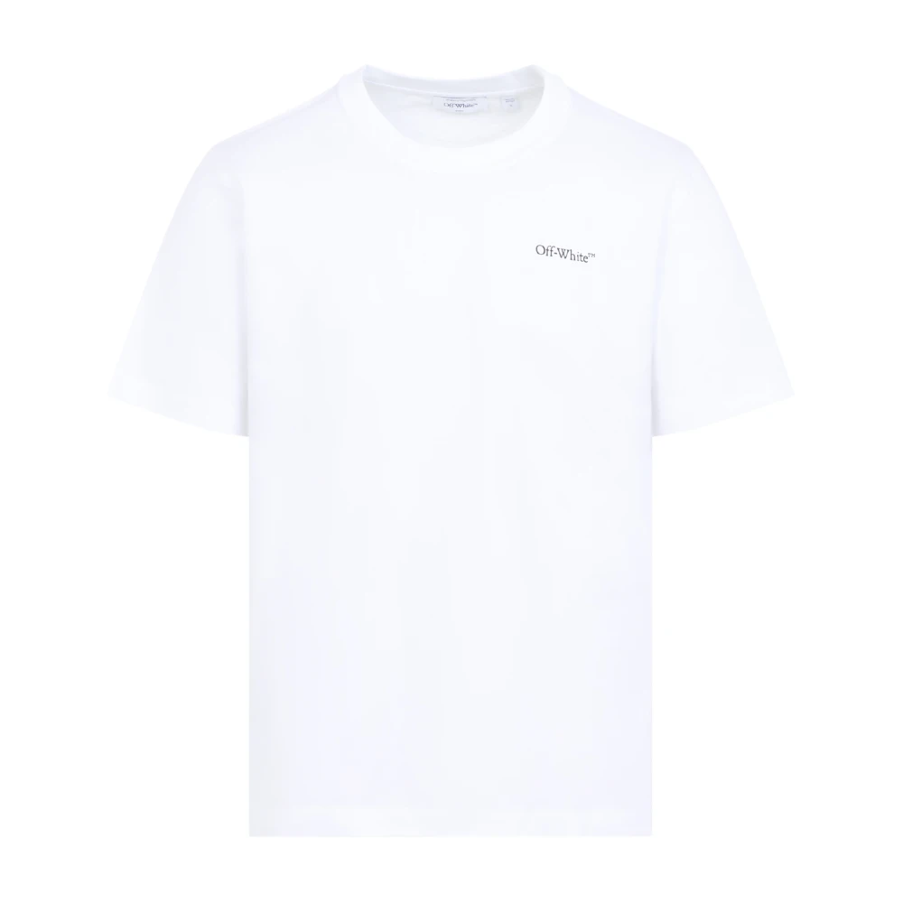 Off White White Off T-Shirts, Male, S, Small Bookish Regular S/S Tee
