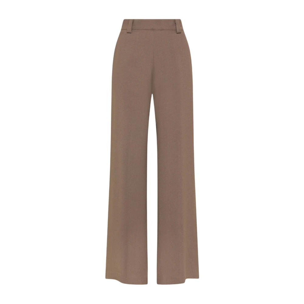 Seventy Brown Wide Trousers, Female, S, Pt1423 Wide Trousers