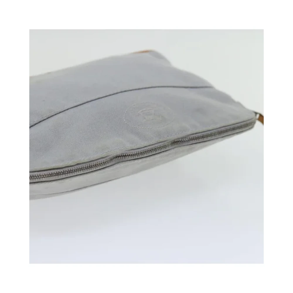 Hermès Vintage Pre-owned Cotton pouches Blue Dames