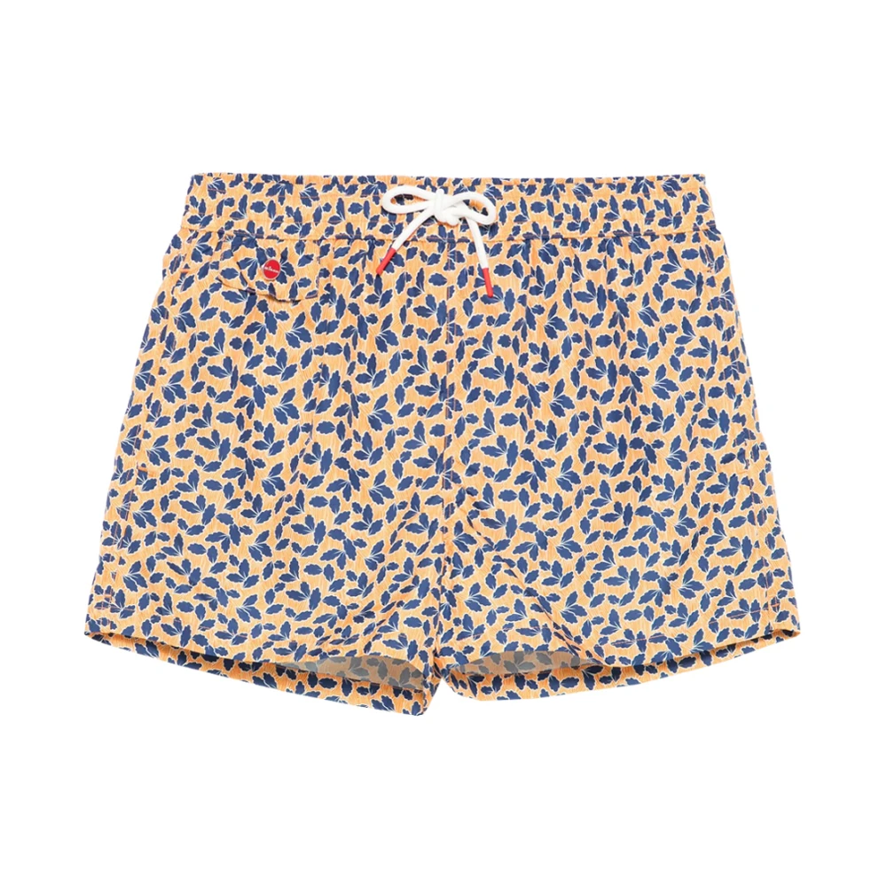 Kiton Oranje Strandkleding voor Mannen Orange Heren