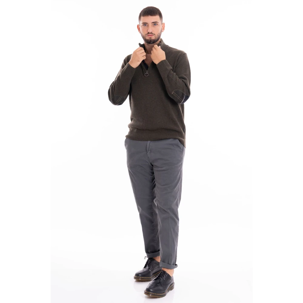 Barbour Heren Half-Zip Trui Green Heren