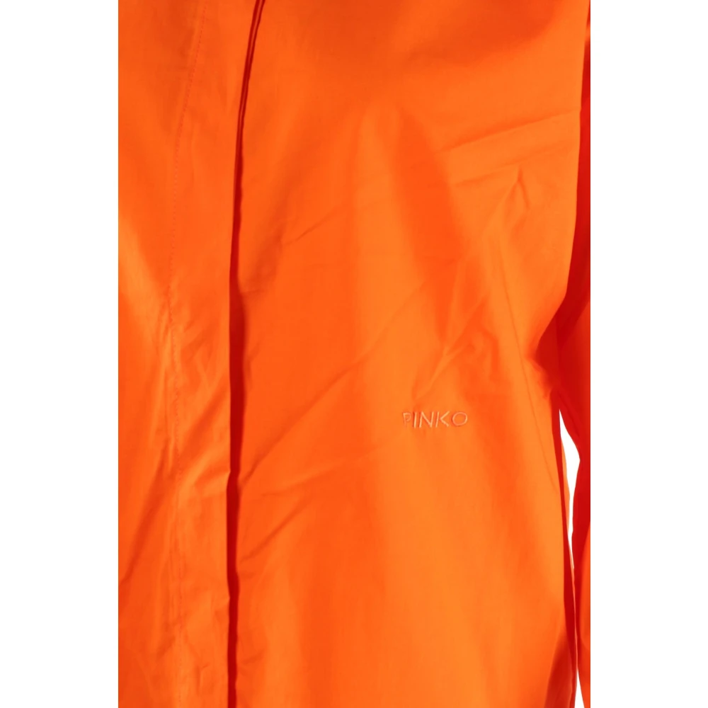 pinko Oranje Shirt 100% Katoen Vrouwen Orange Dames