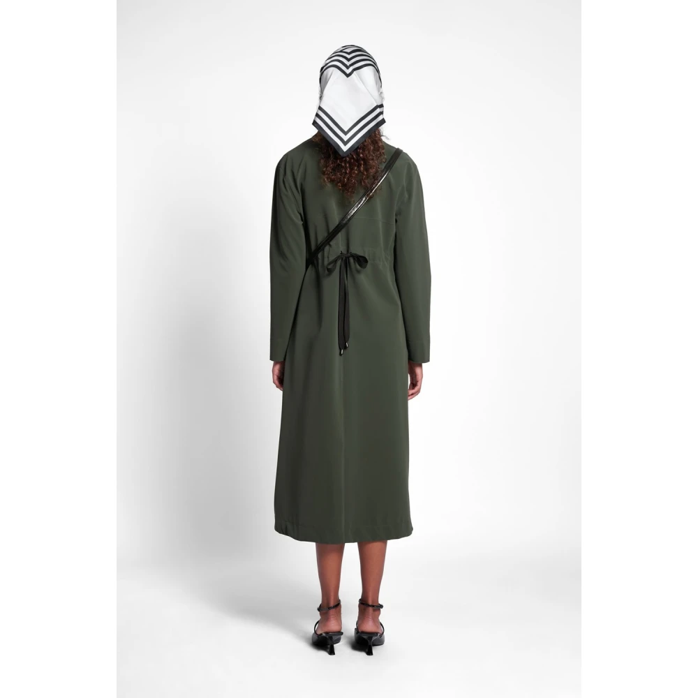 Stutterheim Matte Lange Regenjas voor Vrouwen Green Dames