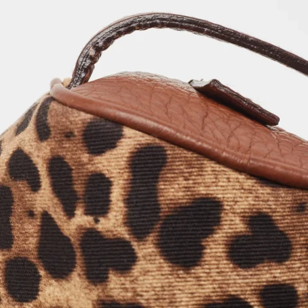 Dolce & Gabbana Pre-owned Fabric pouches Brown Dames