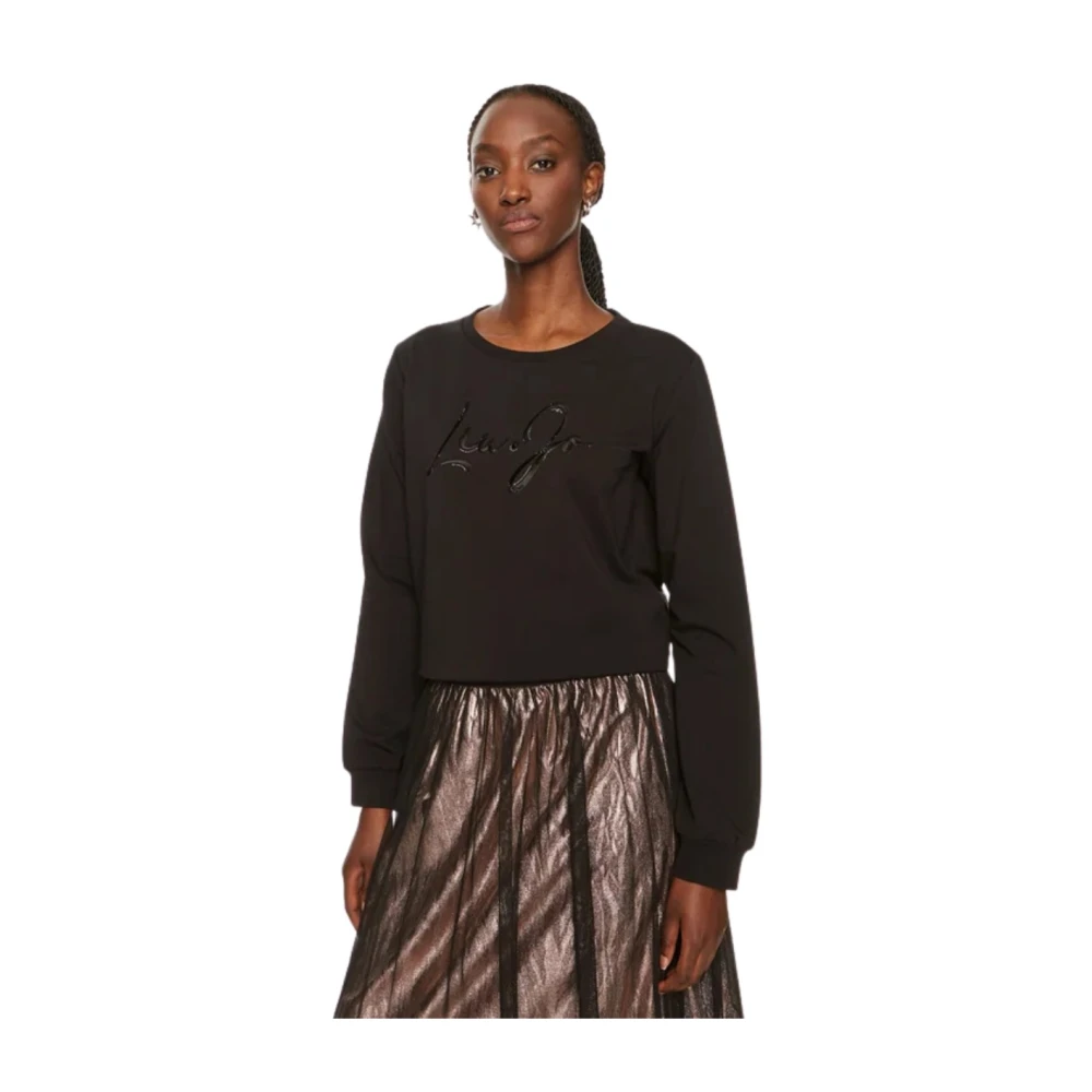 Liu Jo Basis Sweater Black Dames