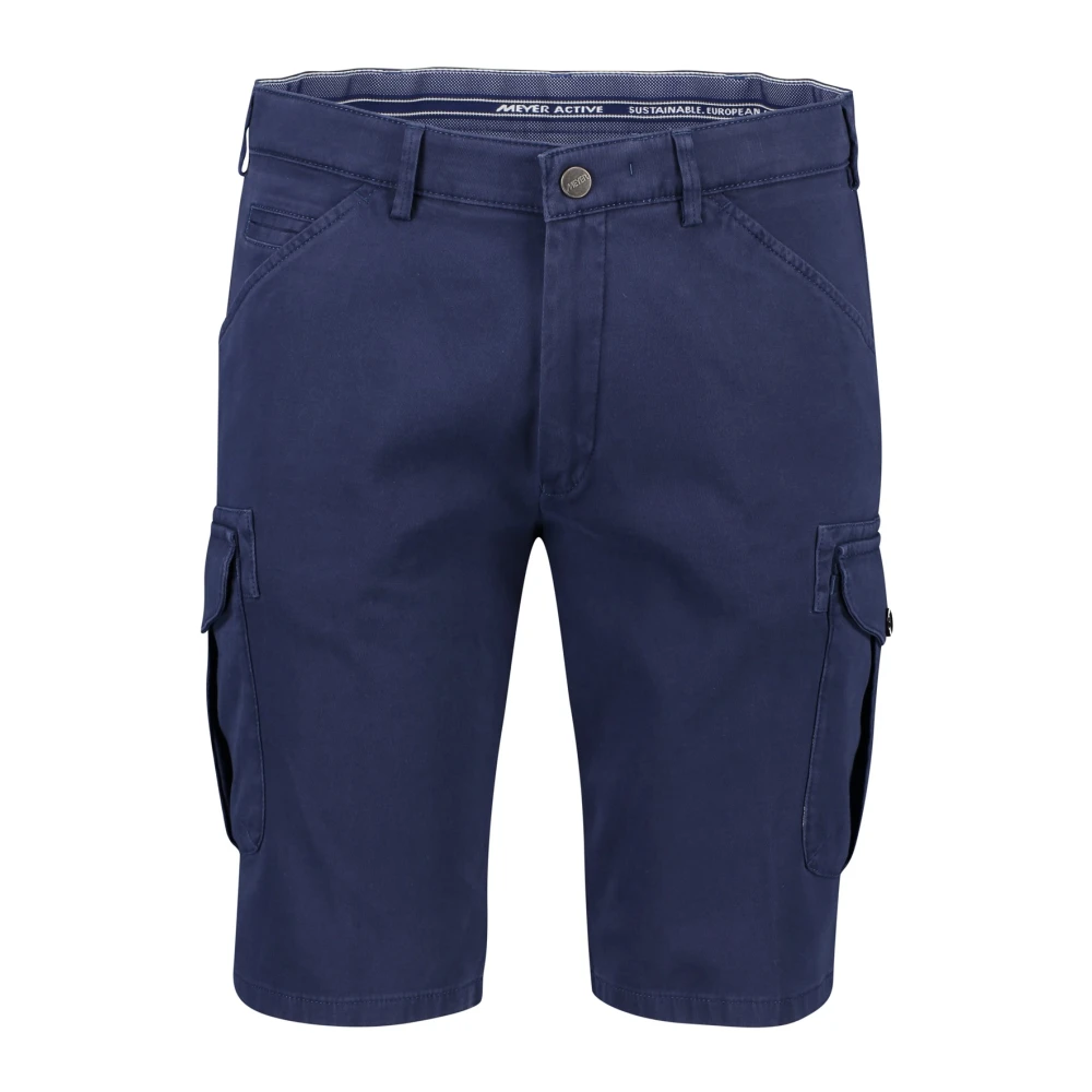Meyer Donkerblauwe Cargo Shorts Blue Heren