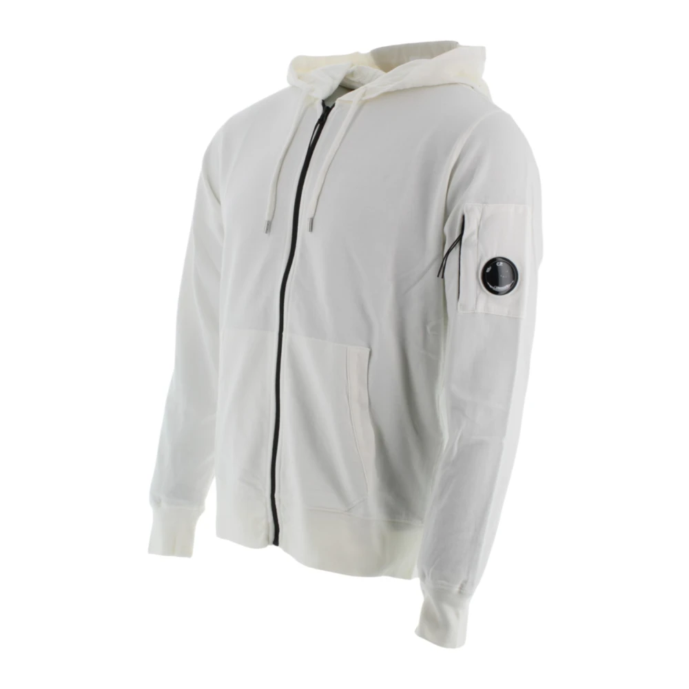 C.P. Company Witte Hoodie White Heren