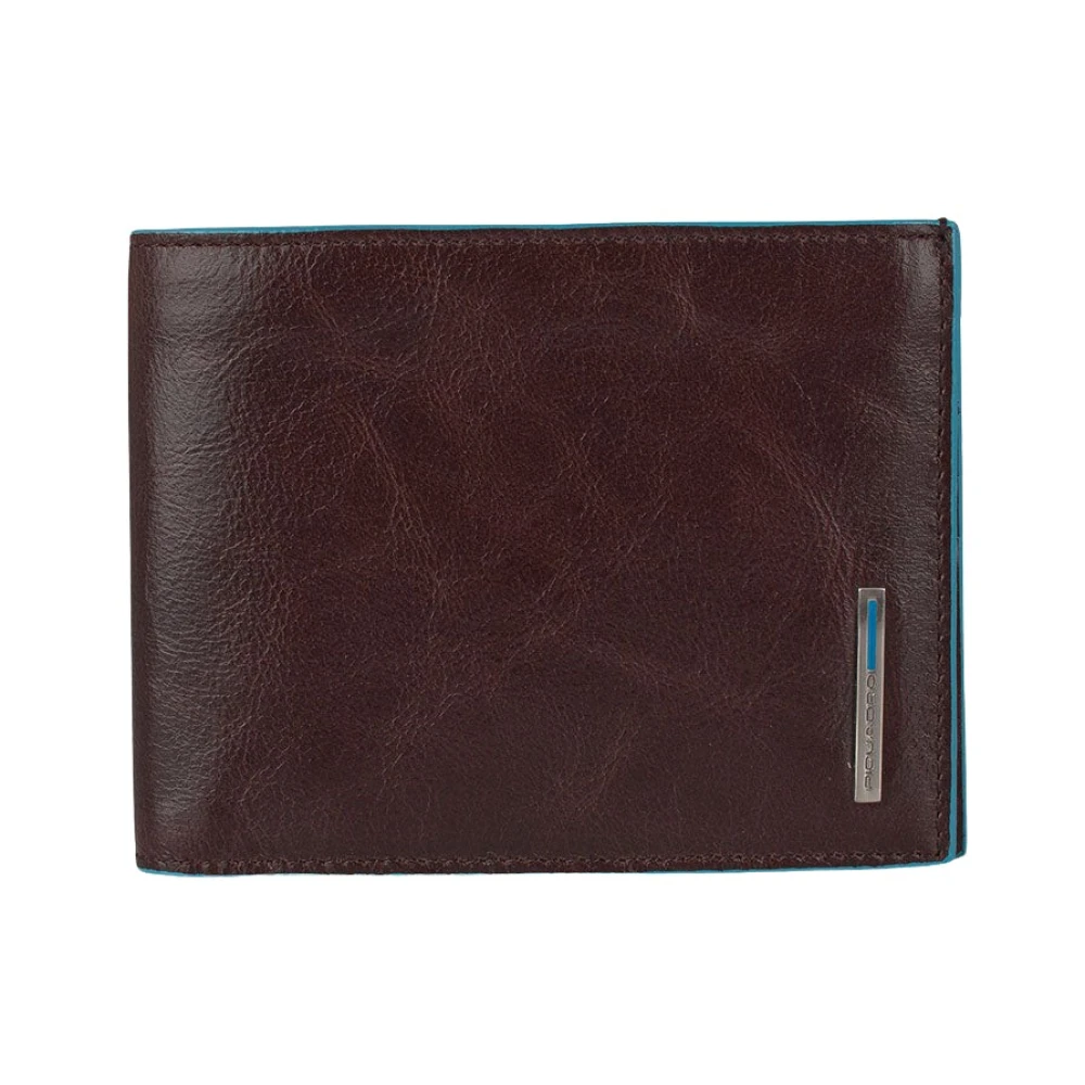 Piquadro Homme Marron - Portefeuille Avec Porte-Monnaie - Accessoires - Brun - Taille: One Size