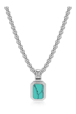 menand-39-s-sterling-silver-necklace-with-two-in-one-turquoise-andamp-black-onyx-pendant