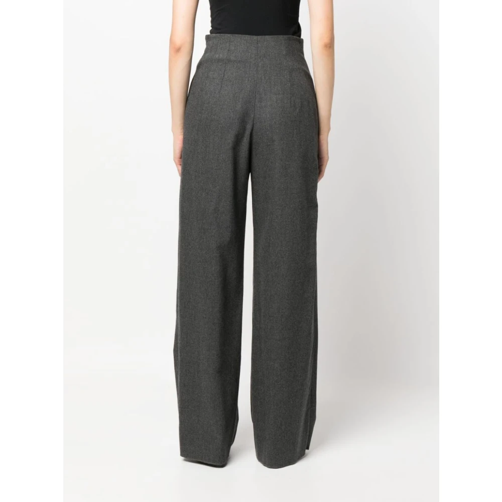 Emporio Armani Grijze Casual Broek voor Mannen Gray Dames