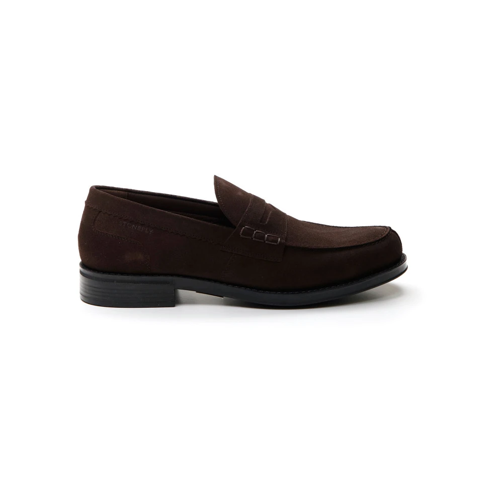 Stonefly Mannelijk Bruin Schoenen Heren, 42 Eu, Leer, Bliss 1 Moccasin