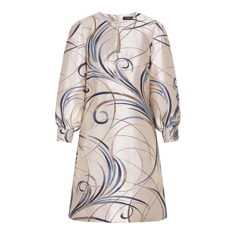 Bruuns Bazaar Elegante jurk met pofmouwen Multicolor Dames