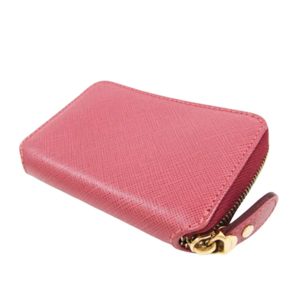 Salvatore Ferragamo Pre-owned Leather wallets Pink Dames