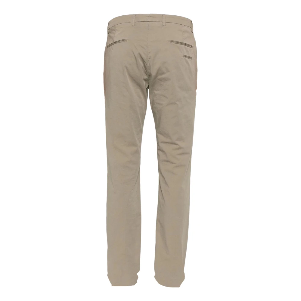 Briglia Groene Slim Fit Poplin Broek Green Heren