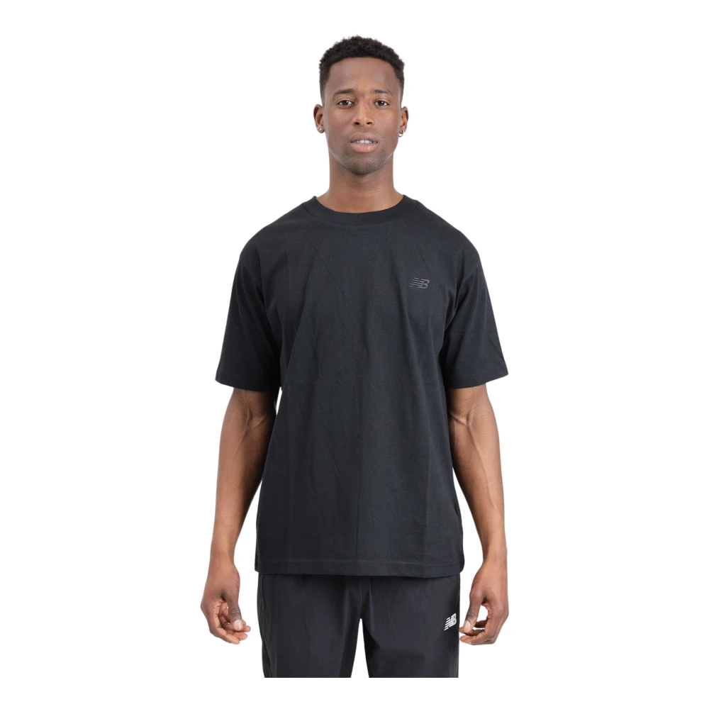 New Balance T-Shirts Black Heren