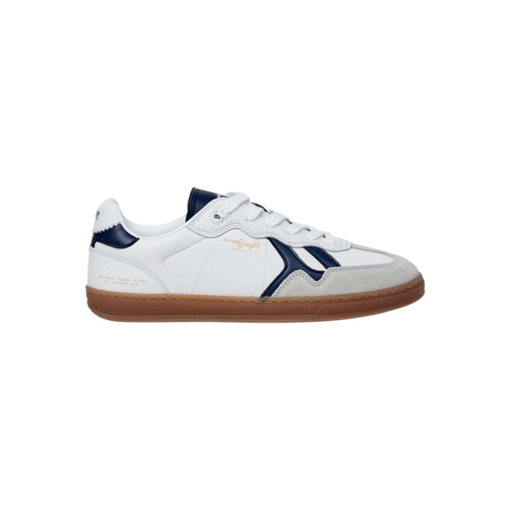 Pepe Jeans Men's White Sneakers, 6 Uk, Ball Essence Trainers