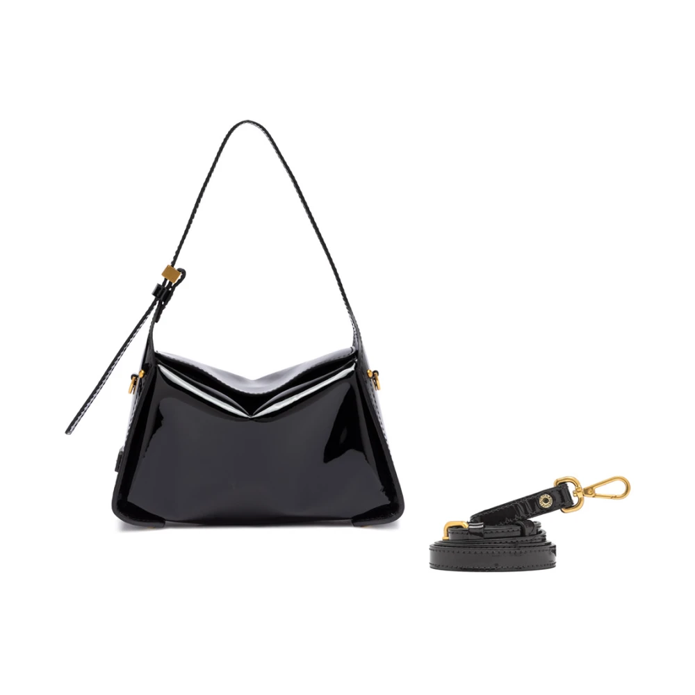 Gianni Chiarini Women's Black Shoulder Bags, One Size, Penelope