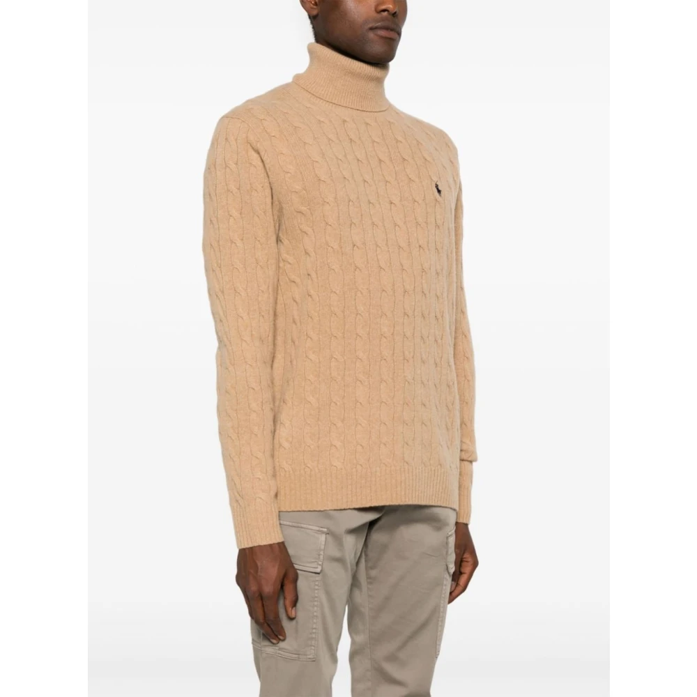 Polo Ralph Lauren Beige wol-kasjmier coltrui trui Beige Heren