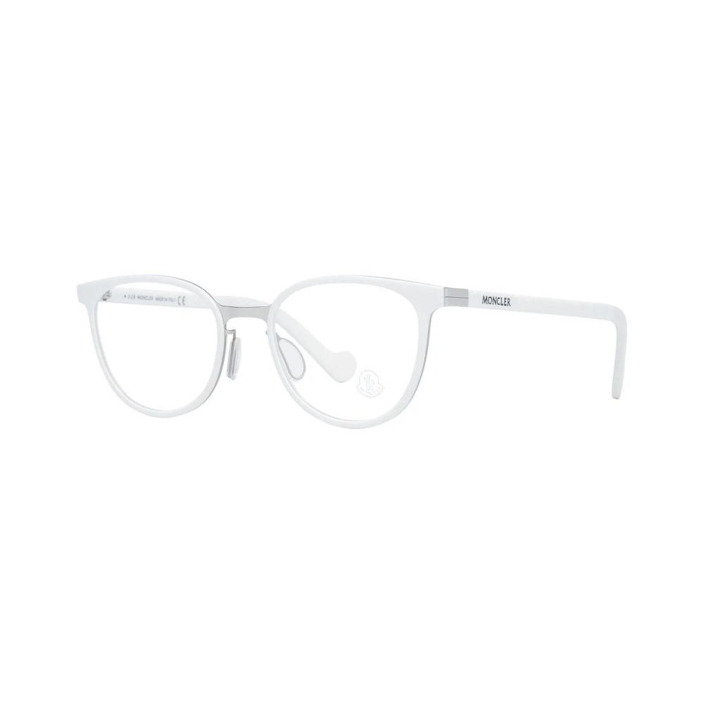 Moncler Witte Butterfly Optische Frames Metaal Plastic White Dames