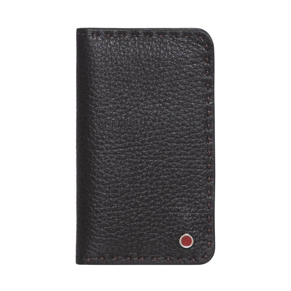 Kiton Reisportemonnee van hertenhuid Brown Heren