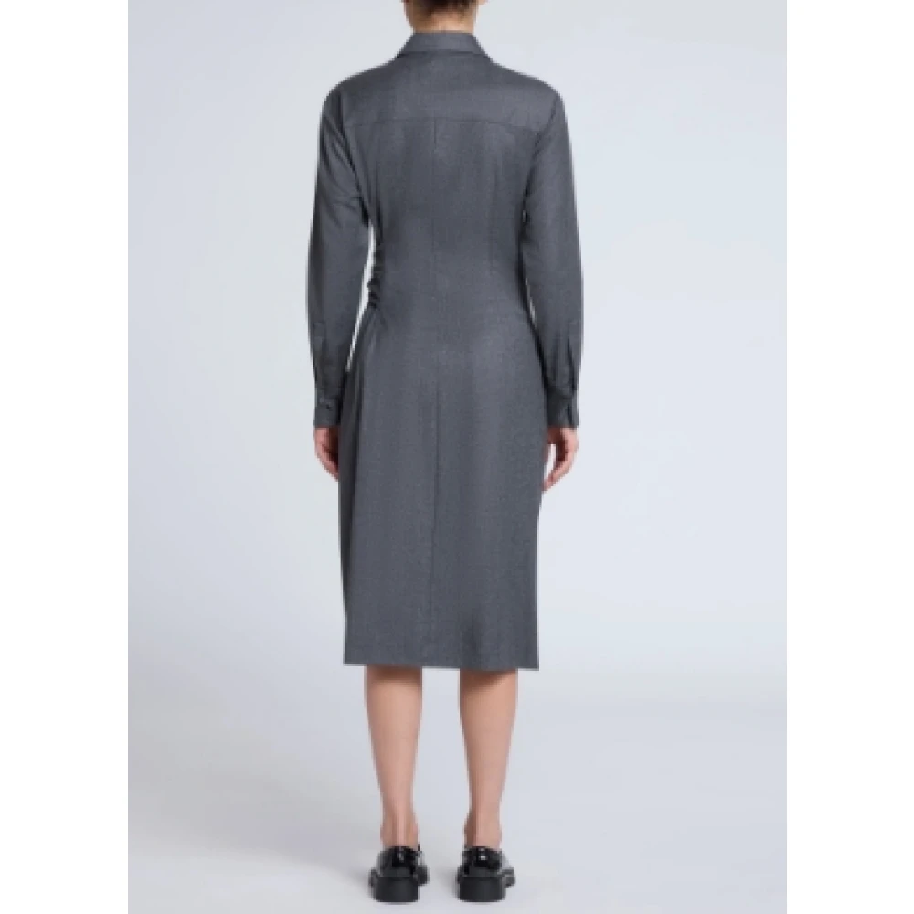 Antonelli Firenze Geweven jurk in grijs Gray Dames