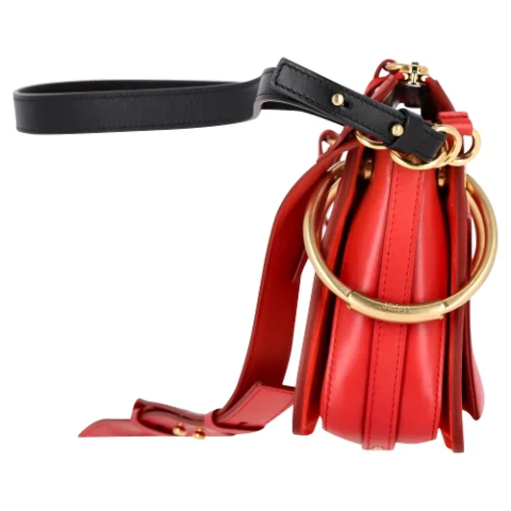 Chloé Pre-owned Leather shoulder-bags Red Dames