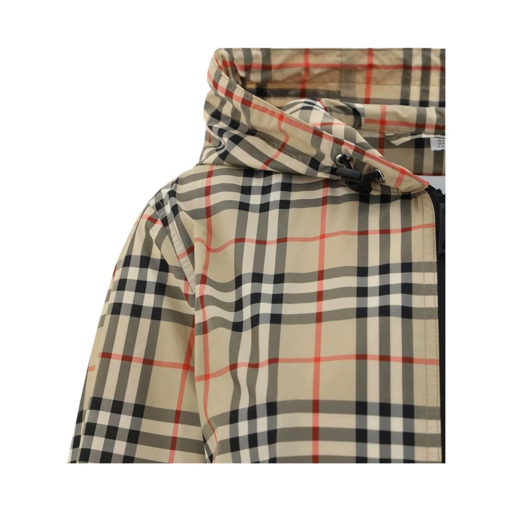 Burberry Geruite regenjas Brown Dames