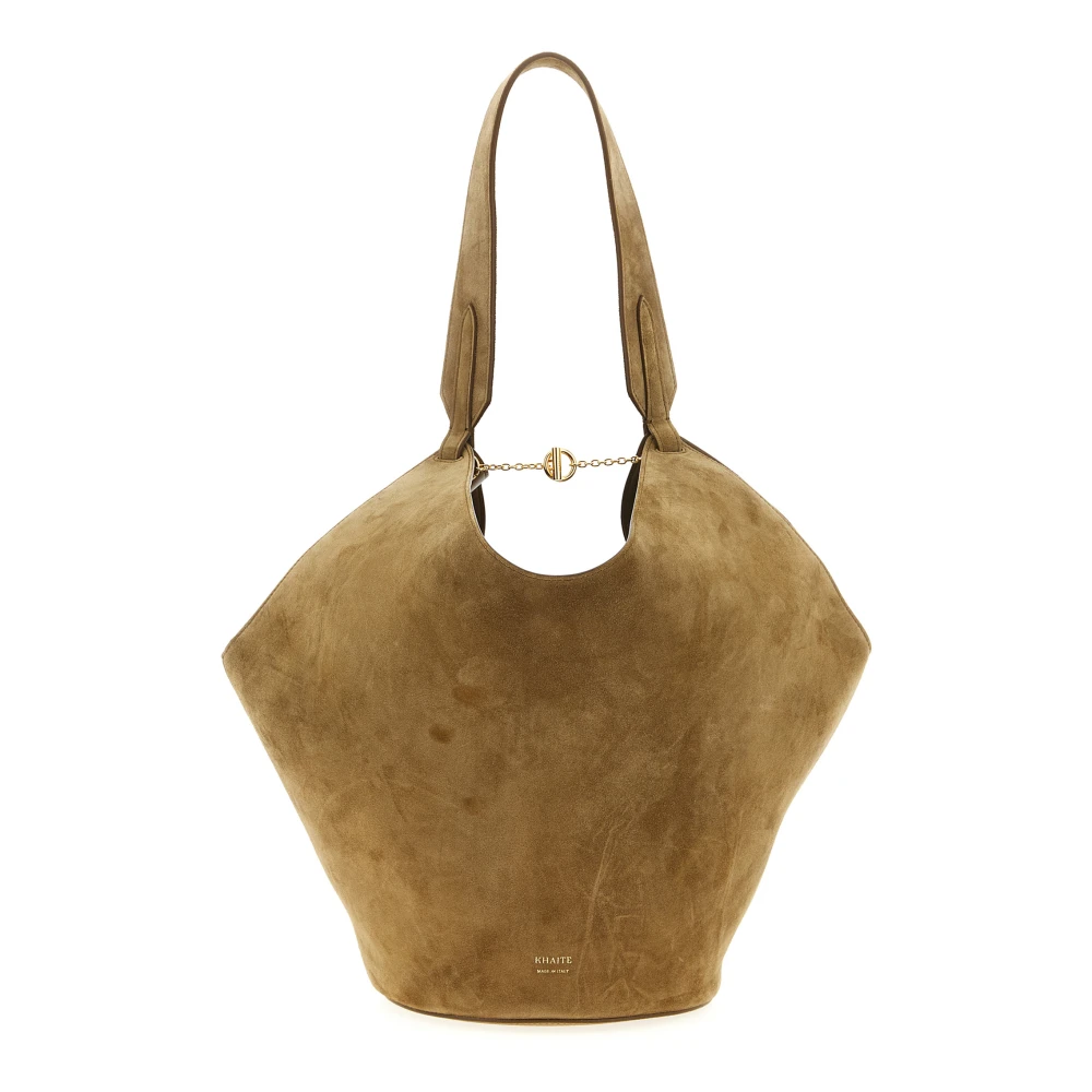 Khaite Brown Small Lotus Tote - Female - Shoulder Bags - One Size - Bags