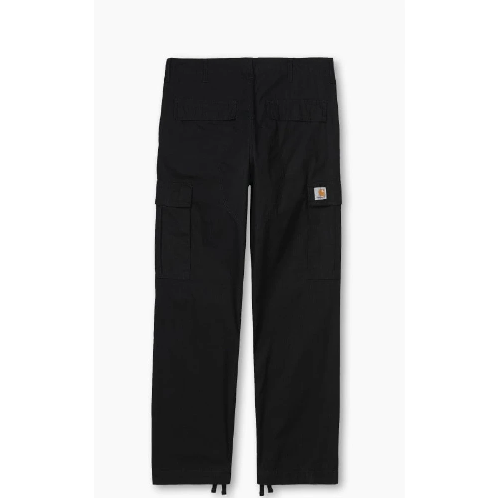 Carhartt WIP Zwarte Broek voor Stedelijke Stijl Black Heren