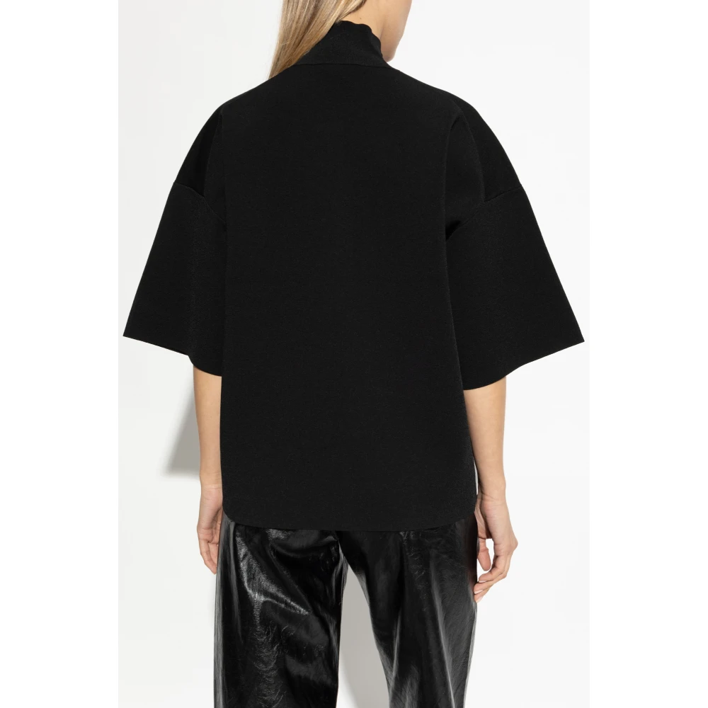 Theory Turtleneck Top Black Dames