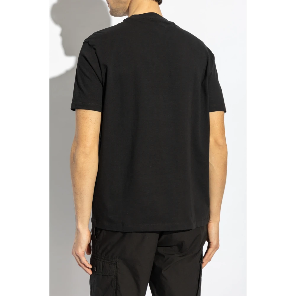 PAUL & SHARK T-shirt met logopatch Black Heren