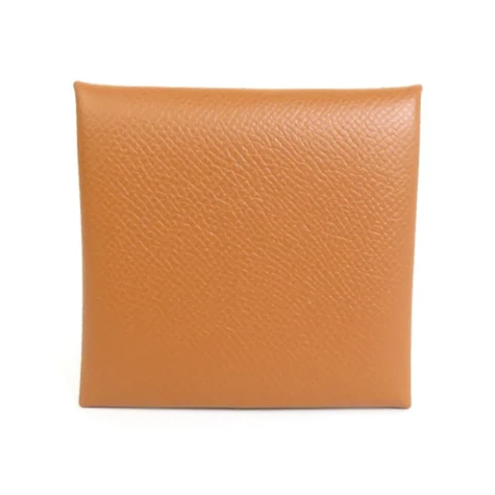 Hermès Vintage Pre-owned Fabric wallets Brown Dames