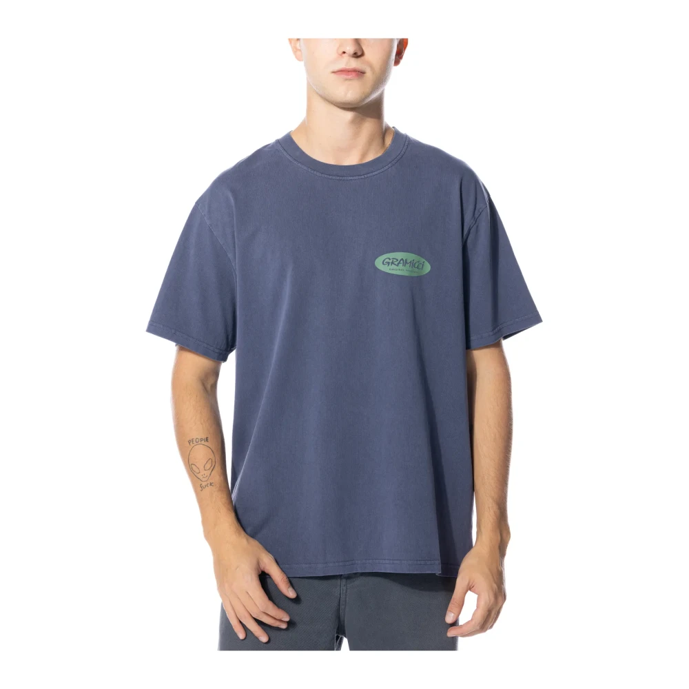 Gramicci T-Shirts Blue Heren