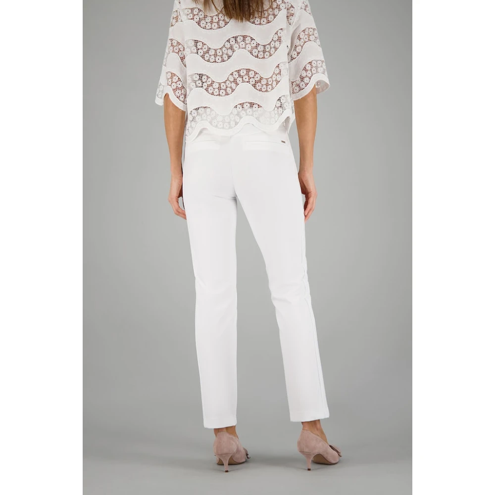 Gardeur Zene57 Stijlvolle Broek White Dames