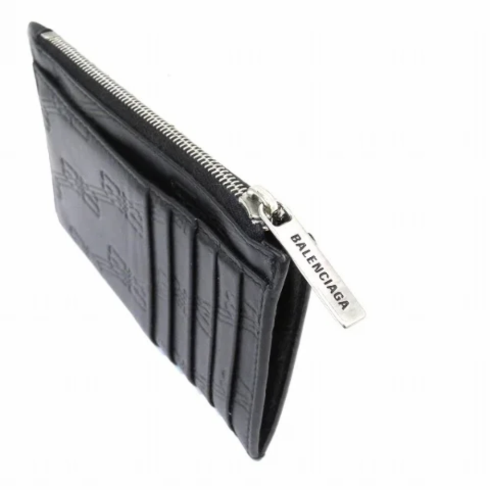 Balenciaga Vintage Pre-owned Leather wallets Black Dames