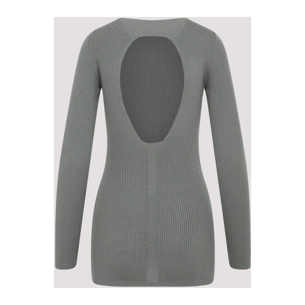 Rick Owens Groene Kasjmier Trui Green Dames