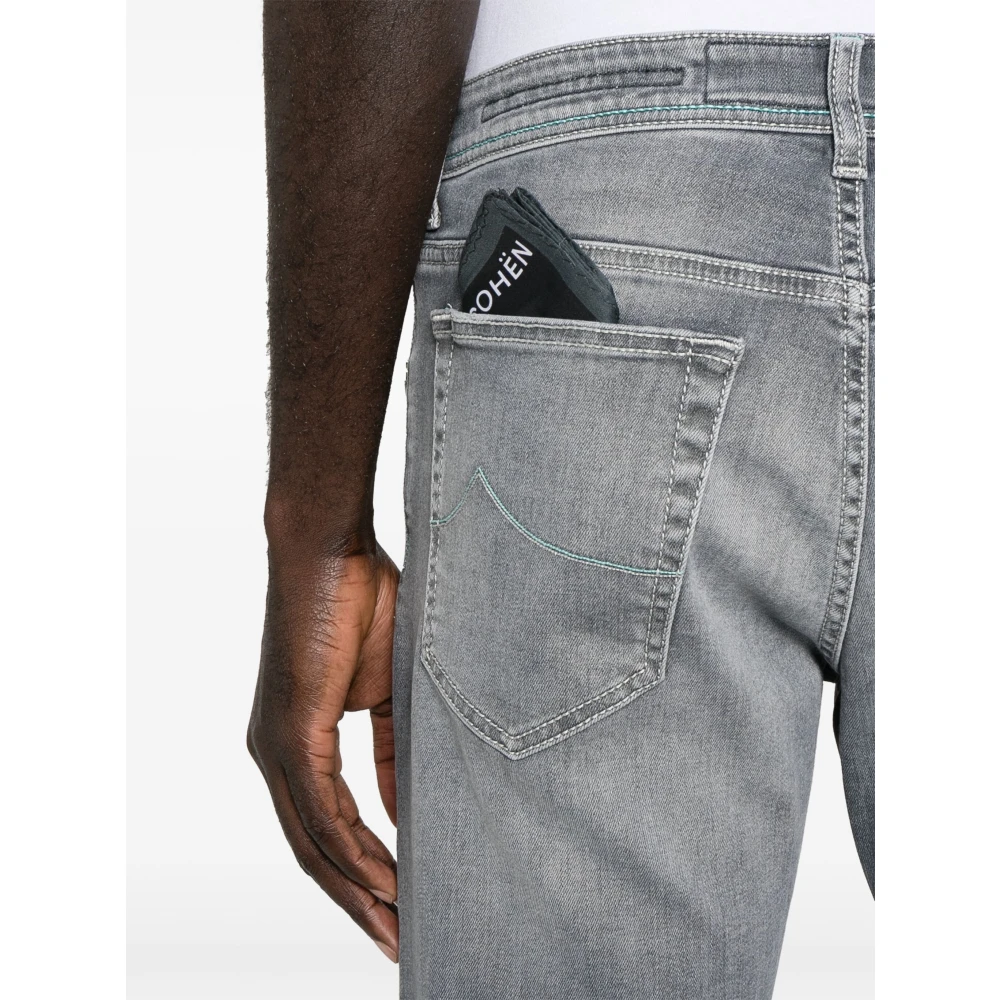 Jacob Cohën Bard Jeans met Japans stof Gray Heren
