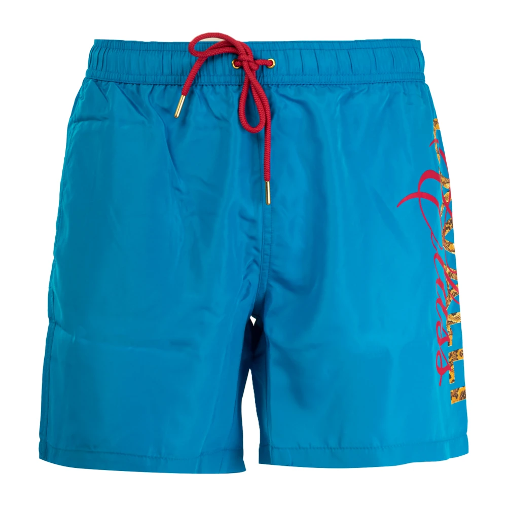 Cavalli Class Boxer Stijl Herenzwemkleding Blue Heren